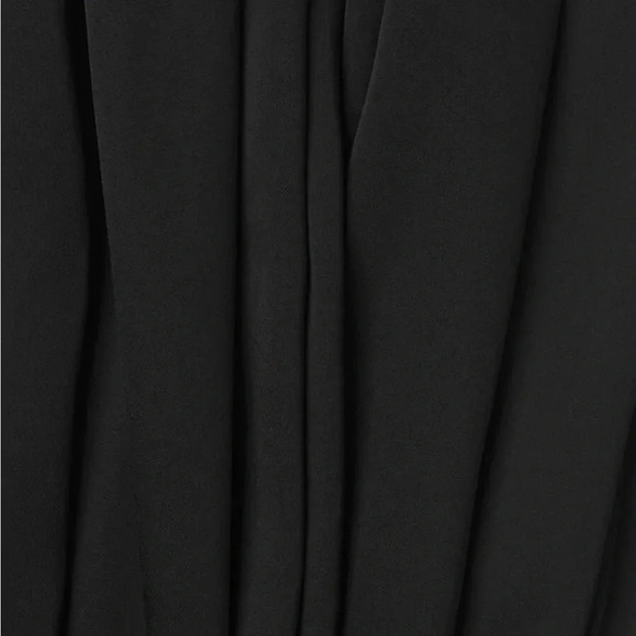 Free People Moonbeams Lace  Trim Satin Robe | Black | Size Small | NWT - Picture 9 of 10